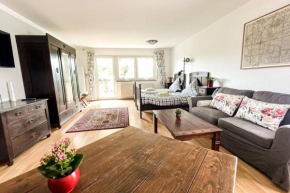 Apartment am Auensee mit großer Terrasse, Grill und Privat-Parkplatz